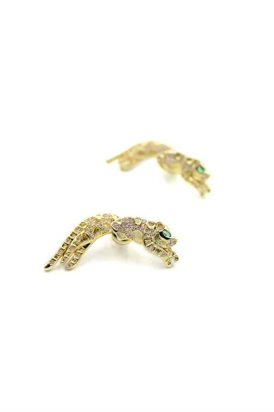 NOVAHAVEN Leopard earrings - gold