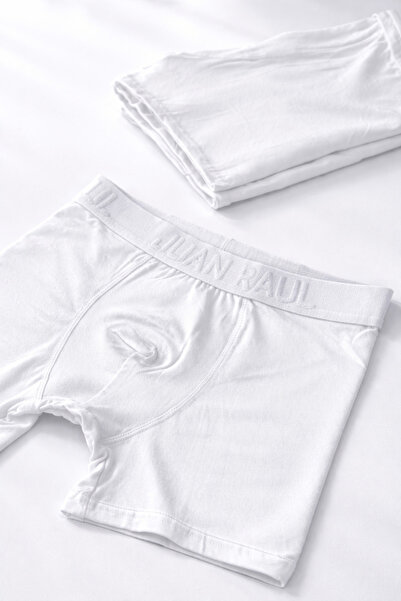 OneDay Men's boxer underwear 100% cotton - white - pack of 2 - comfortable an...