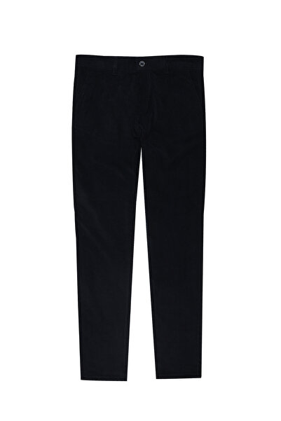 Abdullah Kiğılı 6 Drop Regular Fit Standard Cut Lycra Velvet Trousers