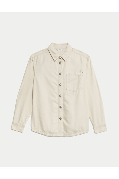 Marks & Spencer Pamuk Karışımlı Gömlek