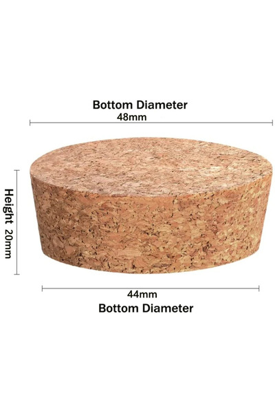 Choice 48x44x20mm 5pcs 5/10pcs Wine Stopper Wooden Cork Lab Test Tube Stopper...