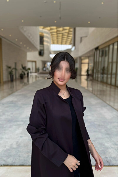 Abay-ti عبايه بليزر قماش كريب بدون لمعه الوان متعددة-طرحه مجانا