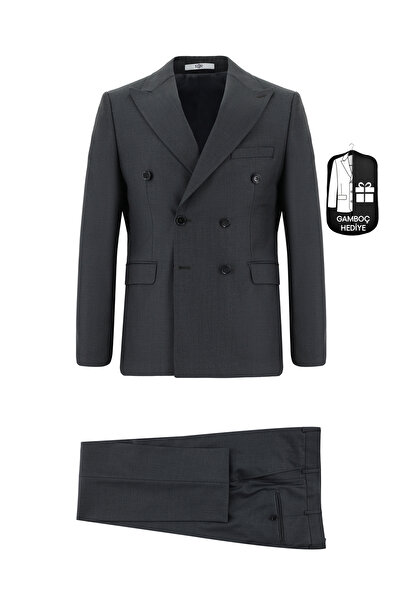 Kiğılı بدلة رسمية بقصة قياسية وياقة مزدوجة الصدر من 6 دروب