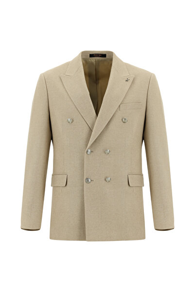 Abdullah Kiğılı 7 Drop Slim Fit Slim Fit Woolen Plain Italian Double Breasted...