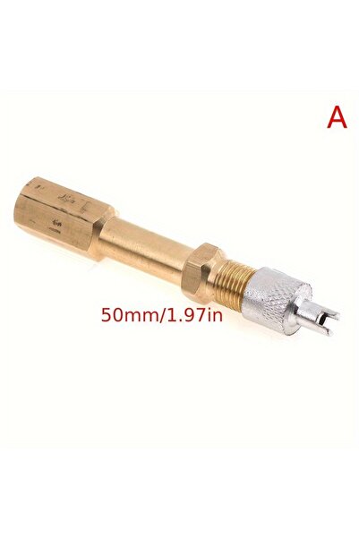 Choice3 غطاء صمام إطار عجلة نحاسي 50 مم للسيارات والشاحنات، وصلة تمديد ساق ال...