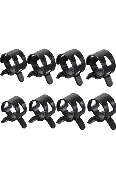 Choice9 مجموعة من 10 مشابك خراطيم زنبركية من الفولاذ المقاوم للصدأ M9، مقاس 6...