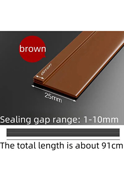 Choice شريط مانع للتسرب بني اللون بطول 91 سم، وارتفاع 25 مم، ذاتي اللصق، عازل...