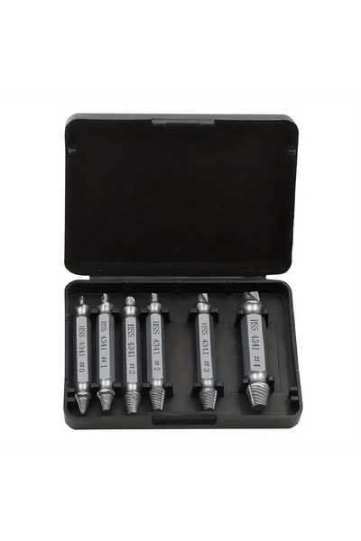 Choice Screw Extractor B Damaged Screw Extractor Broken Bolt Stripped Set Dou...