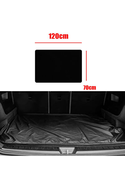 Choice1 سجادة صغيرة عالمية مضادة للأوساخ لصندوق السيارة، قماش أسود لحماية الأ...