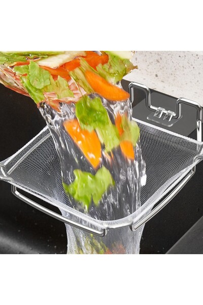 Choice رف ورقعة 1/ 50 قطعة فلتر حوض مطبخ شبكي للاستخدام مرة واحدة، فلتر نفايا...