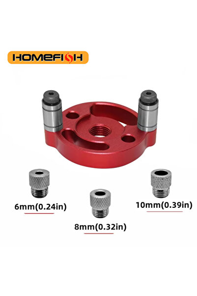 Choice red Self Center Dowel Jig Handheld Drill Guide for Straight Holes Wood...