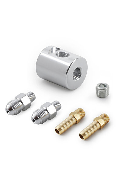 Choice Adaptor CNSPEED 1/8 NPT Oil Fuel Pressure Gauge Adaptor Kit For Fuel I...