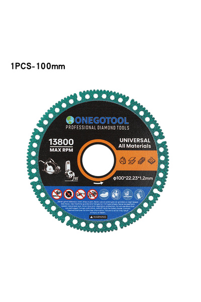 choice2 100x22.23mm Composite Multifunctional Cutting Saw Blade 110/125mm Ult...