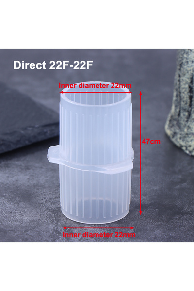 Choice3 موصل مستقيم 22F-22F قطعة واحدة، من 15 مم إلى 22 مم، دائرة تنفس التخدي...