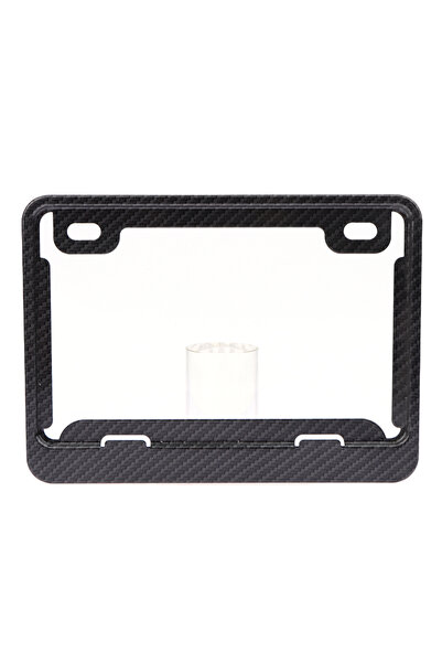 Choice Carbon pattern solid Motorcycle License Plate Frames Universal Aluminu...