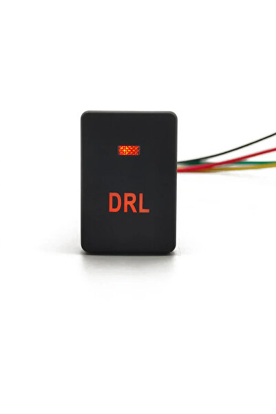 Choice5 DRL 1Pc Orange LED Light Power On Off Steering Wheel Heat Switch Butt...