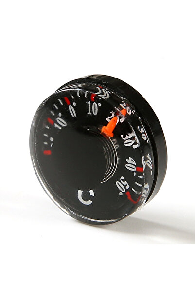 Choice مقياس حرارة صغير للسيارة قطعة واحدة - مقياس حرارة للوحة القيادة بدون ب...