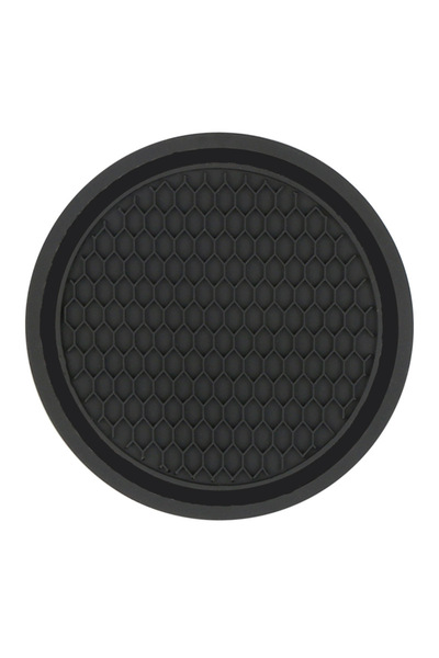 choice2 قواعد أكواب سوداء للسيارة مصنوعة من مادة PVC، مناسبة للسفر، حامل أكوا...