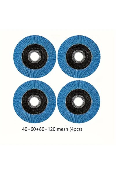 Choice 4 قطع/8/12 قطعة أقراص صنفرة معدنية بقطر 125 مم، شفرات عجلات جلاخة زاوي...