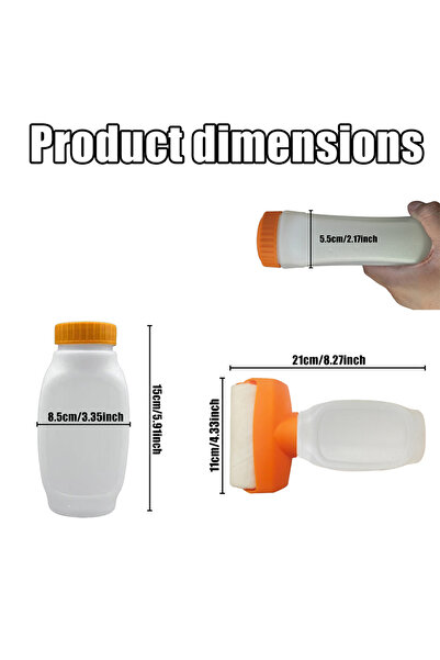 Choice فرشاة معجون قابلة لإعادة الاستخدام، برتقالية اللون، لإصلاح وتجديد الجد...