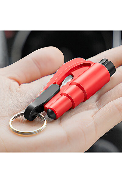 Choice Regular Red Car Safety Hammer Auto Emergency Glass Window Breaker Seat...