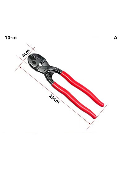 Choice1 10-in-A 8/10inches Bolt Cutter High Leverage Bolt Cutter with Notch a...