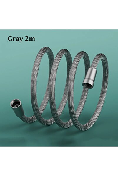 Choice أنبوب دش مضفر من حبل نايلون بطول مترين، 4 نقاط توصيل، أنبوب مياه عالمي...