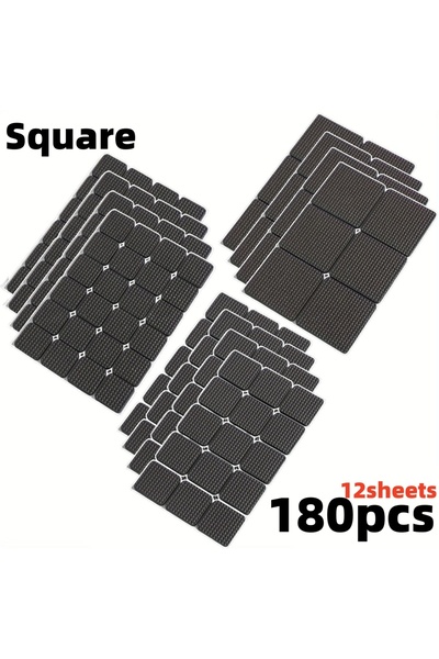 Choice وسادات عازلة للصوت للمقاعد والطاولات والكراسي، مربعة الشكل، 4 مم، بثلا...