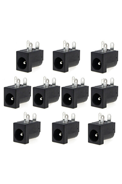 Choice 5.5x2.1 10pcs 5.5x2.1mm DIP 3Pin DC Power Supply Connectors Jack Socke...