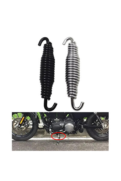 Choice1 محول مسند جانبي أسود اللون، زنبرك مسند جانبي للدراجات النارية هارلي ت...