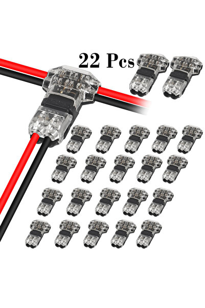 Choice موصل لوحة 22 قطعة، 10 قطع/20 قطعة، مناسب لأسلاك قياس 14-20 AWG، بدون ل...