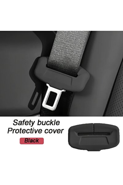 choice2 ملحقات تعديل السيارات السوداء - واقي سدادة حزام الأمان - مشبك حزام أم...