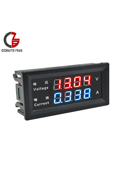 Choice فولتميتر وأميتر إلكتروني رقمي 100 فولت 10 أمبير Voktta M4430 DC 100 فو...