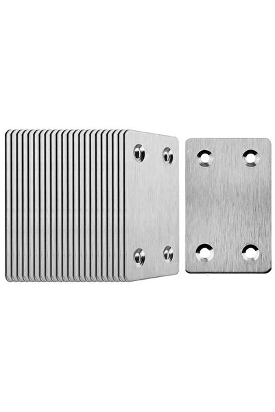 Choice ١٠ قطع من دعامات تثبيت زاوية من الفولاذ المقاوم للصدأ، ألواح حديدية لل...