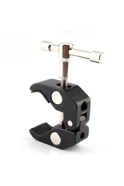 Choice Metal Bar Clamp Klemmen Super C Clamps DSLR Rig LCD Monitor Studio Lig...