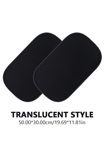 Choice Black film SEAMETAL 2PCS Car Electrostatic Sunshade UV Protector Self ...