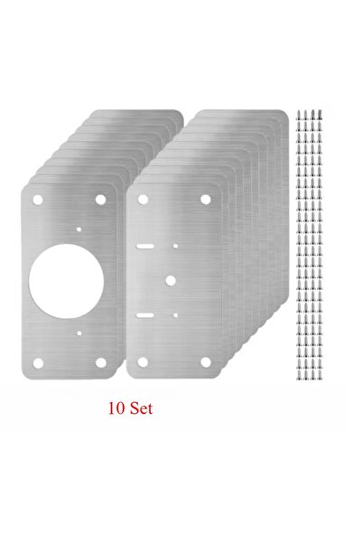 Choice طقم إصلاح مفصلات الخزائن من النوع الثاني (10 قطع) مع براغي، مفصلات أبو...