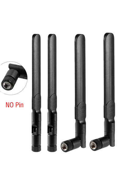 Choice1 4 قطع هوائيات بدون دبابيس، ثنائية النطاق (2.4 جيجاهرتز/5.8 جيجاهرتز) ...