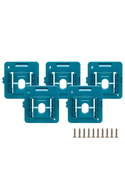 Choice1 حامل بطاريات ماكيتا 18 فولت (5 قطع، من 1 إلى 10 قطع)، منظم تخزين بطار...