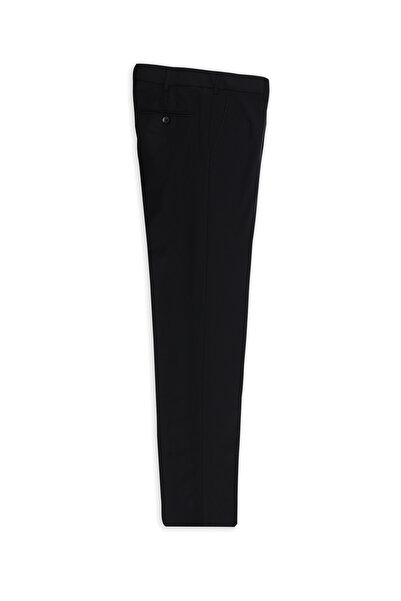 Abdullah Kiğılı 4 Drop Relaxed Fit Comfortable Cut Wool Classic Trousers