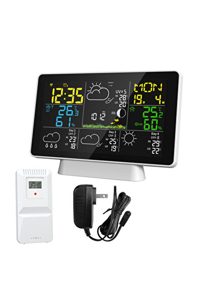 Choice WIFI US plug Tuya WiFi Smart Weather Station Temperature and Humidity ...