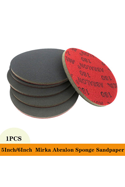 Choice قطعة واحدة 600 5 بوصة، قطعة واحدة من ورق صنفرة إسفنجي ميركا أبرالون 5 ...
