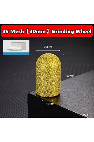 Choice قرص تجليخ ماسي ملحوم M10 بقطر 30 مم وشبكة 45، مناسب لقطع وتشكيل وتنعيم...