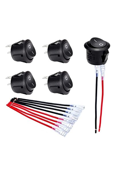 choice2 مفتاح ضغط أحادي القطب ذو 3 دبابيس (SPST) تشغيل/إيقاف، مفتاح دائري، مف...