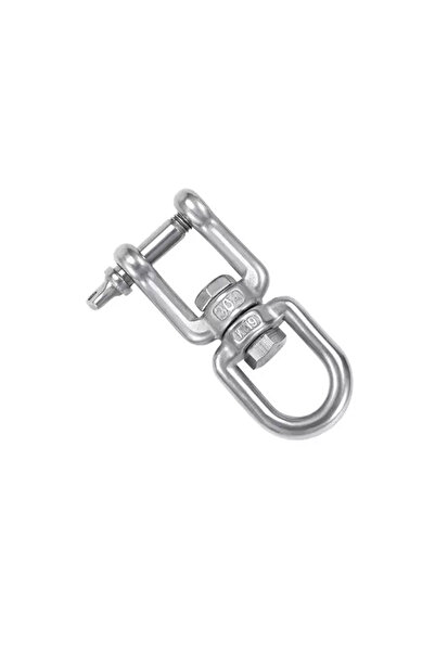 Choice M8 OX 304 Stainless Steel Double Ended Swivel Eye Hook Ring Connector ...