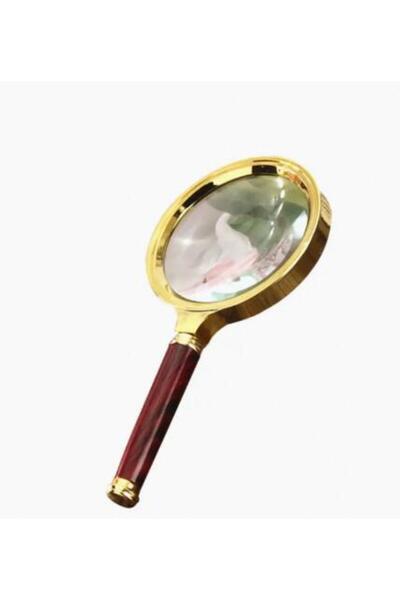 Choice1 عدسة مكبرة يدوية 60 مم 10X بمقبض خشبي، عدسة مكبرة 60/70 مم للتعلم الم...