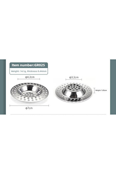 Choice مصفاة حوض المطبخ الجديدة GR025، فلتر شبكي لمنع الانسداد، ملحق مطبخ من ...