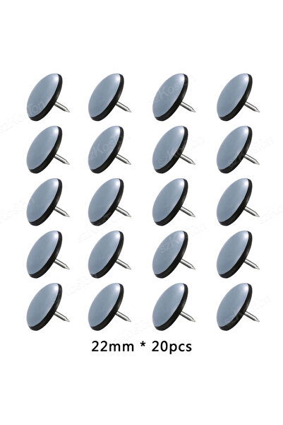 Choice 20 قطعة من قواعد تثبيت أرجل الطاولات والكراسي المستديرة، مقاس 22 مم، ب...