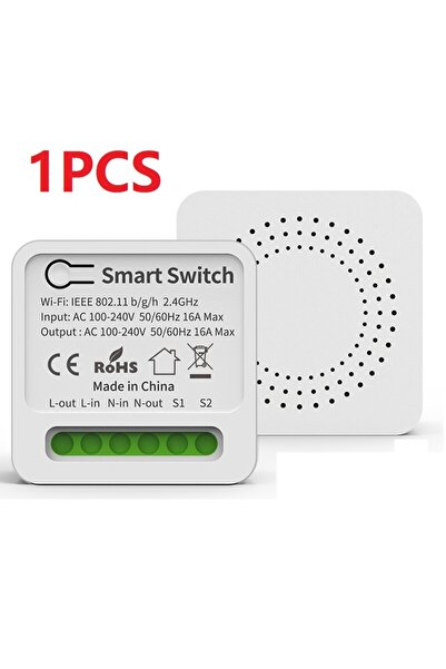 Choice 1PCS 16A Tuya Smart WiFi Switch Support 2-Way DIY Switches Mini Smart ...
