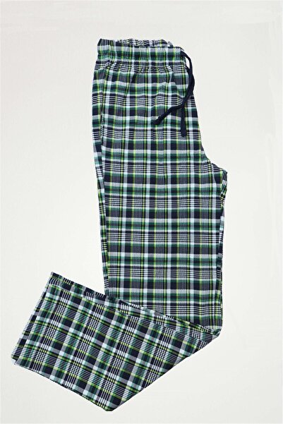 OBJE Erkek Çocuk Yeşil Ekose Ekose Uzun Alt